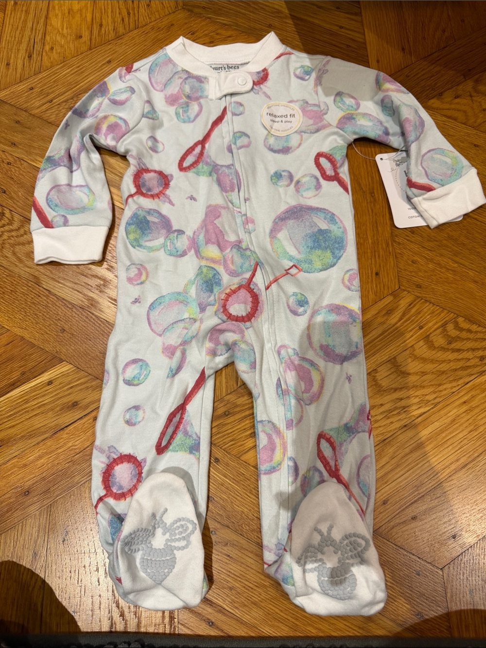 Burt’s bees baby long sleeves onesies pajamas sleep & play organic cotton